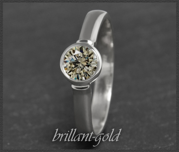 Brillant Ring aus 585 Gold; 0,67ct, VS1